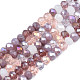 Chapelets de perles en verre opaques GLAA-T006-07-A08-1