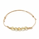 3pcs ensemble de bracelets en perles de lettre acrylique 3 couleurs BJEW-JB08129-4