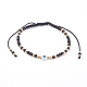Verstellbare Nylonschnur geflochtenen Perlen Armbänder BJEW-JB06022-2
