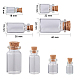 Botellas de vidrio frasco de vidrio AJEW-YW0001-01-2