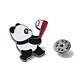 Épingles en émail panda sur le thème du sport JEWB-P026-A09-3
