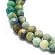 Chapelets de perles en chrysocolle et lapis lazuli naturelles G-P457-A03-08-2