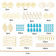 Sunnyclue 143 piezas diy pendientes temáticos del árbol de la vida haciendo kits DIY-SC0015-93-2