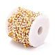 Handmade Plastic Imitation Pearl Beaded Chains CHC-I038-20G-4