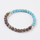 Natural Agate & Synthetic Turquoise Jewelry Sets SJEW-JS00953-04-2