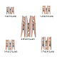 Wooden Craft Pegs Clips DIY-PH0013-02-2