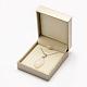 Boîtes à bijoux en plastique et en carton OBOX-L002-05-3
