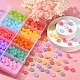 600 pièces 10 couleurs perles acryliques imitation gelée MACR-YW0001-81-5