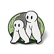 Alfileres de esmalte fantasma divertidos de Halloween JEWB-P030-B03-1