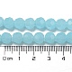 Supports de perles de verre imitation jade EGLA-A035-J8mm-D09-5