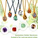 7 Chakra Healing Crystal Stones Jewelry Kits PW-WG48340-01-2