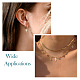 Fashewelry 10 piezas 5 estilo latón micro pavé colgantes de circonita cúbica KK-FW0001-09-8