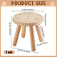 Holzscheit-Hocker&nbsp;AJEW-WH0596-917A-2