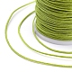 ナイロン糸コード  DIY編組ボールジュエリーコードを作る  春の緑  0.8mm  約10m /ロール（10.93ヤード/ロール） NWIR-NS018-0.8mm-013-2