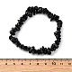 Pulseras naturales del estiramiento de ágata india&nbsp;BJEW-JB03681-04-5