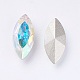 Imitation Austrian Crystal Glass Rhinestone RGLA-K007-6X12-221AB-2