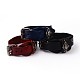 Alloy Leather Snap Bracelets BJEW-N269-06-1