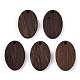 Colgantes de madera de wengué natural WOOD-T023-85A-01-1