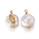 Natural Cultured Freshwater Pearl Pendants PEAR-I005-04-2