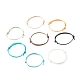 Accessori per la realizzazione di bracciali in corda di poliestere cerato intrecciato AJEW-JB01077-1