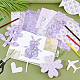 Superfindings 24 hojas patrón de flores bloc de papel de álbum de recortes paquete de papel de patrón de acuarela cartulina estampada de un solo lado marco de fondo de foto papel decorativo suministros de scrapbooking DIY-WH0096-67A-2