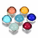 4-Hole Translucent Acrylic Sewing Buttons BUTT-T008-10mm-M-S-1