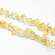 Citrine naturelle pierre brins de perles X-G-R224-04-1