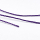ポリエステル糸  カスタム織りジュエリー作りのために  インディゴ  1mm  約230m /ロール NWIR-K023-1mm-10-2