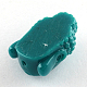Покрашено головы Будды синтетическом коралловые бусы CORA-R011-15C-2