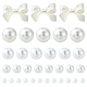 5 style perles acryliques imitation perle OACR-FS0001-31-1
