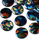 Perles de coquillage d'eau douce naturelles imprimées X-SHEL-N026-144-1