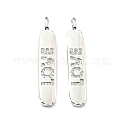 Латунные микропаве прозрачные подвески с фианитом KK-G416-08P
