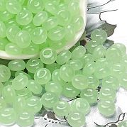 Стеклянные бусины прозрачных цветов SEED-C001-03C-01