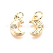 Латунь подвески ZIRC-I038-36G
