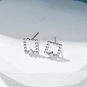 Серьги-гвоздики из циркония EJEW-Q014-03P