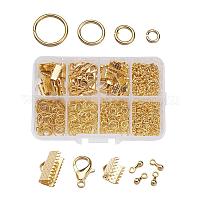 1 Schatulle Schmuck Zubehör 20 Stück Legierung karabinerverschlüsse&nbsp;FIND-X0001-G-B