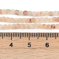 Stränge aus erhitzten natürlichen Citrinperlen&nbsp;G-RM2025-C29-A