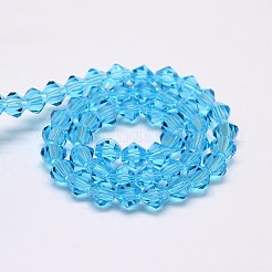 Chapelets de perles en verre transparente  &nbsp;EGLA-A039-T2mm-D19