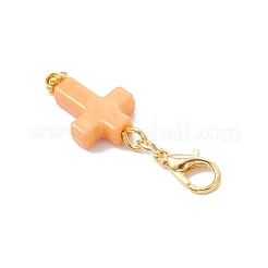 Decorazioni pendenti a croce in acrilico&nbsp;HJEW-JM03778-01
