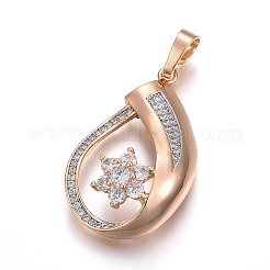 Messing micro pave Zirkonia Schmucksets&nbsp;SJEW-F189-12KCG