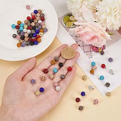 Handgefertigte Strass-Anhänger aus Fimo&nbsp;PALLOY-AB00148