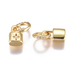 Colgante micropavé cubic zirconia de latón&nbsp;ZIRC-G168-23G