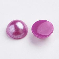 Spritzlackierte Acrylperlen imitiert&nbsp;ACRP-F001-8mm-FP38