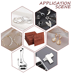 Buste con patta per gioielli in velluto&nbsp;ABAG-WH0038-43B