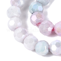 Fili di perle di vetro galvanizzate anti-ossidazione&nbsp;EGLA-ZX010-6mm-06