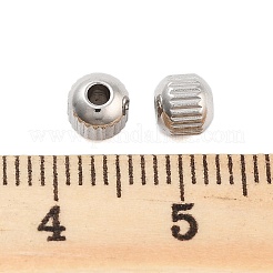 Anlaufgeschützte Perlen aus 201 Edelstahl&nbsp;STAS-Z078-03P