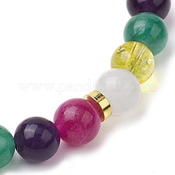 Runde Stretch-Armbänder aus natürlichen und synthetischen Edelsteinperlen für Frauen und Männer&nbsp;BJEW-JB11557