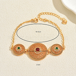 Bracelets à maillons en laiton et zircone cubique pour femmes&nbsp;HR0781