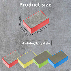 4 Stück 4 Farben Diamant-Anfasmaschine&nbsp;AJEW-DC0001-84