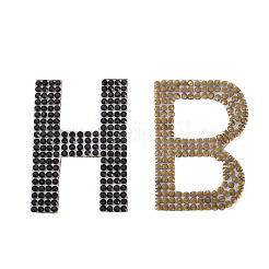 Glitzernde Strass-Aufnäher zum Aufbügeln&nbsp;DIY-CD0001-10F